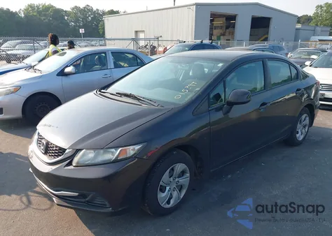 2013 Honda Civic Lx from USA, damaged, VIN 19XFB2F55DE015397